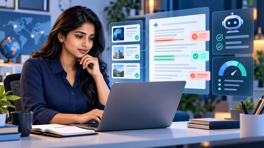 AI Content Quality Reviewer role illustration