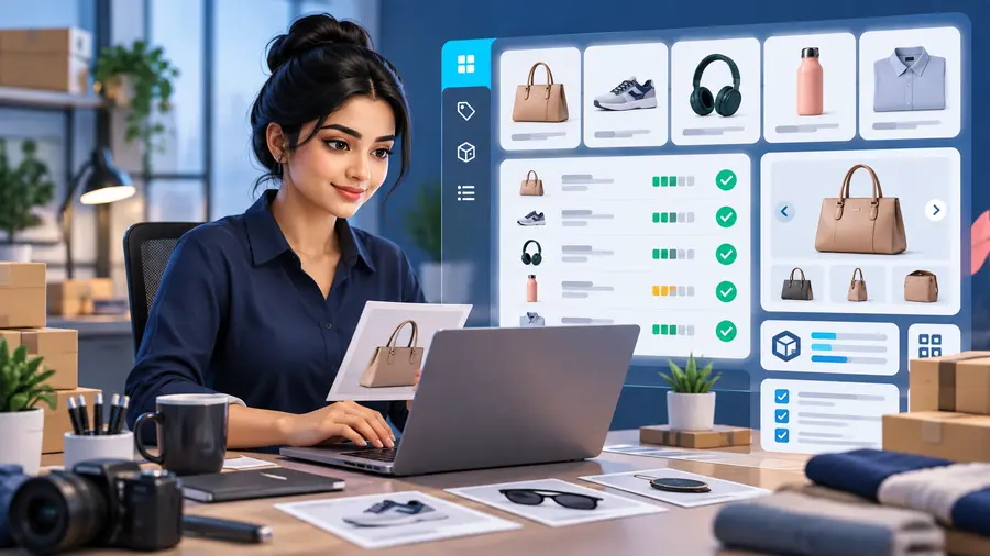 E-Commerce Catalog Assistant role illustration