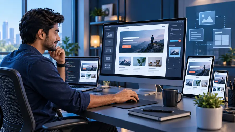 Web Developer role illustration