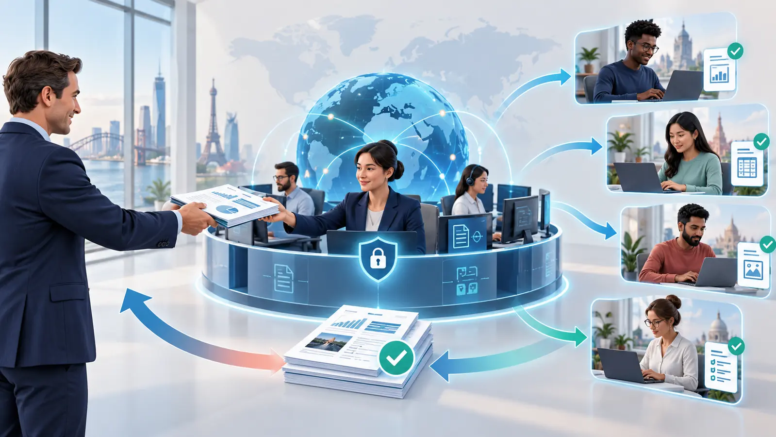 Business project planning and distributed digital delivery