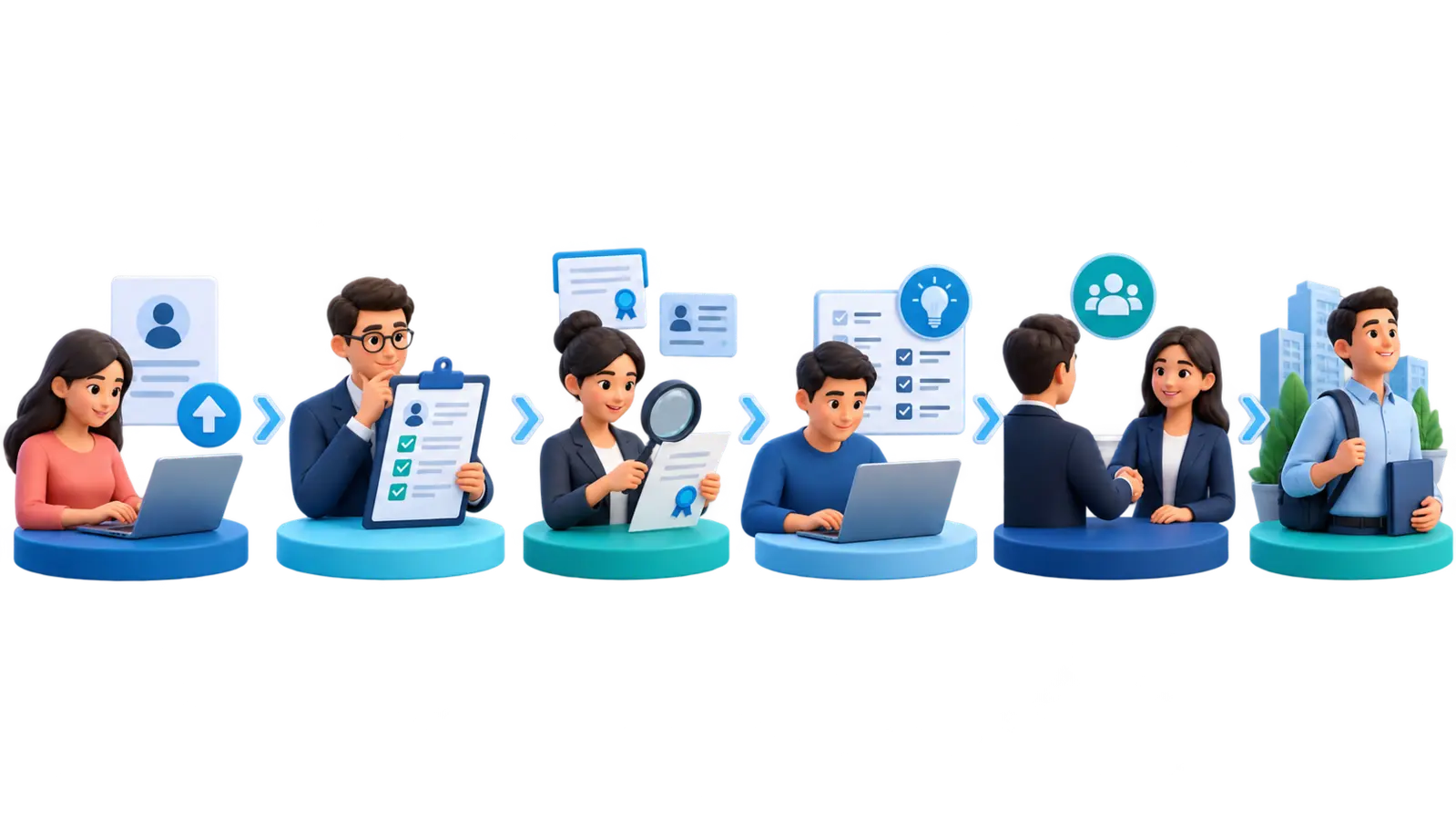Illustration for Recruitment Process